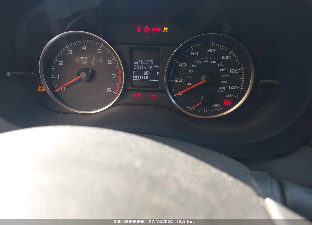2016 SUBARU CROSSTREK 2.0I PREMIUM VIN: JF2GPABC9G9260086
