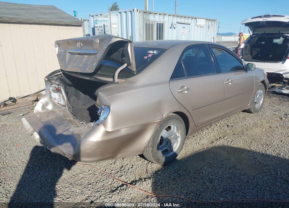 2002 TOYOTA CAMRY LE V6 VIN: 4T1BF30K72U029741