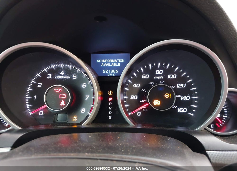 2011 ACURA TL 3.5 VIN: 19UUA8F27BA001344