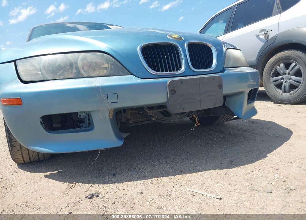 2000 BMW Z3 2.3 VIN: WBACH9344YLG05769