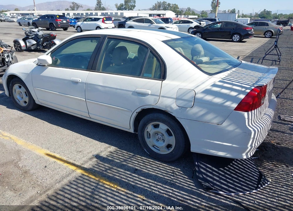 2007 HONDA CIVIC HYBRID VIN: JHMFA36227S017185