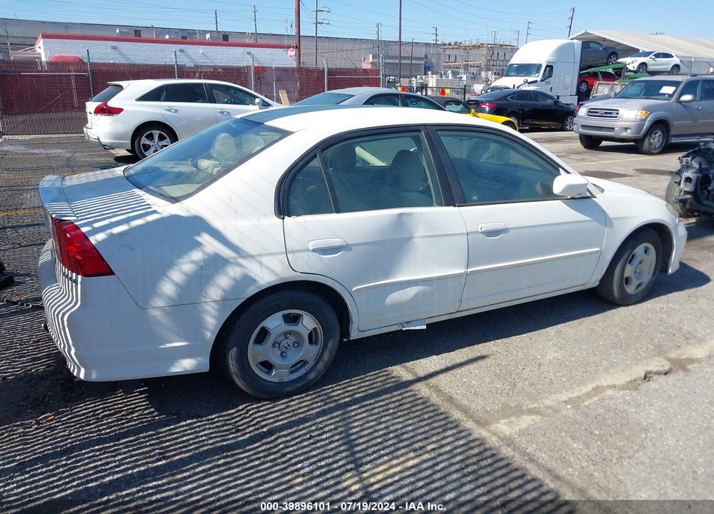 2007 HONDA CIVIC HYBRID VIN: JHMFA36227S017185