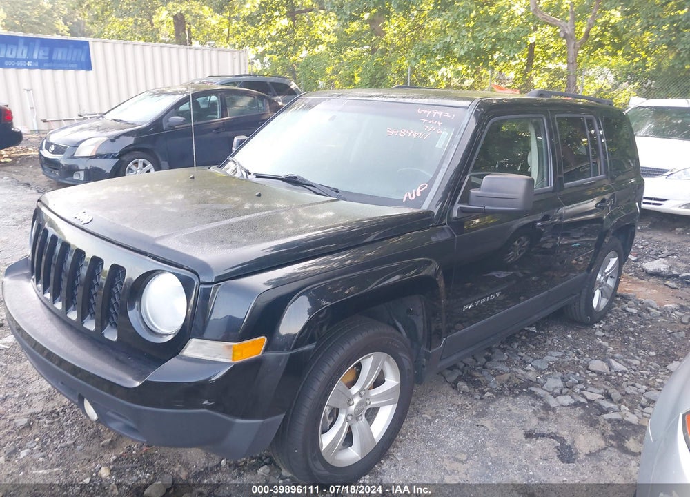2014 JEEP PATRIOT LATITUDE VIN: 1C4NJPFA2ED699921