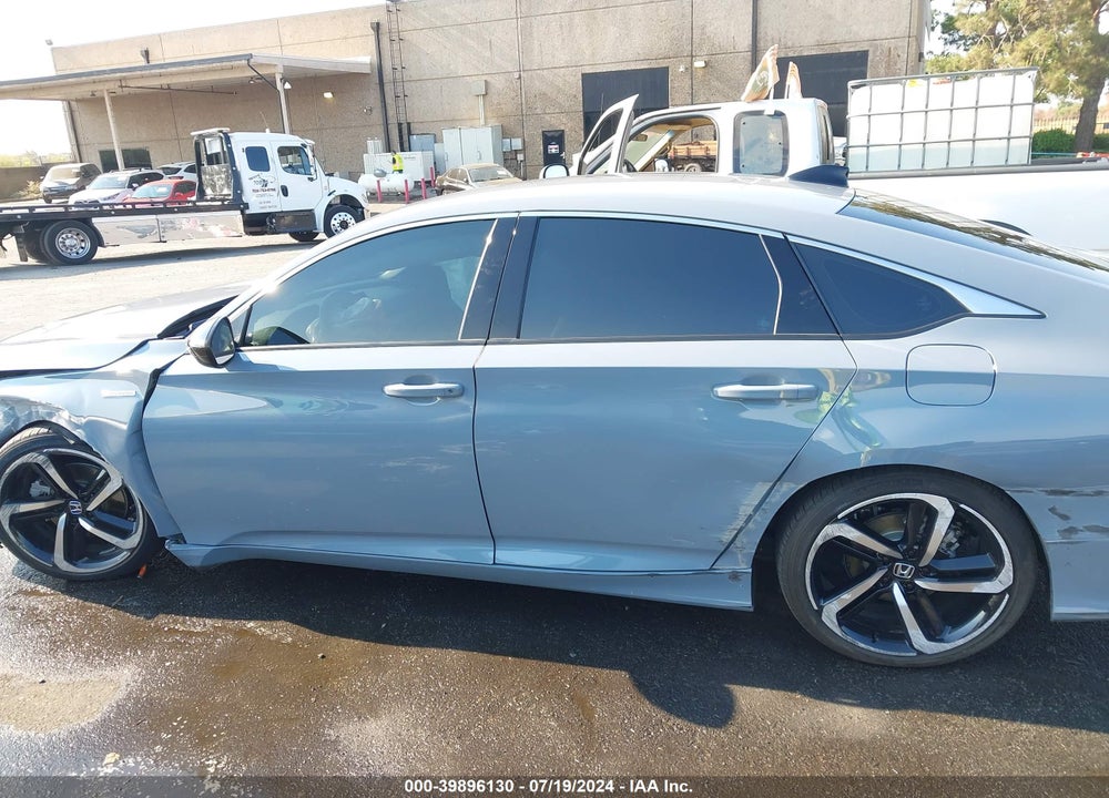 2022 HONDA ACCORD HYBRID SPORT VIN: 1HGCV3F27NA045562