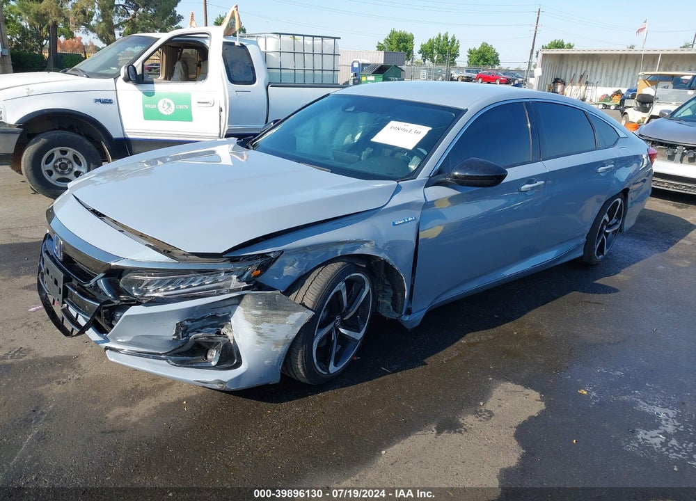 2022 HONDA ACCORD HYBRID SPORT VIN: 1HGCV3F27NA045562