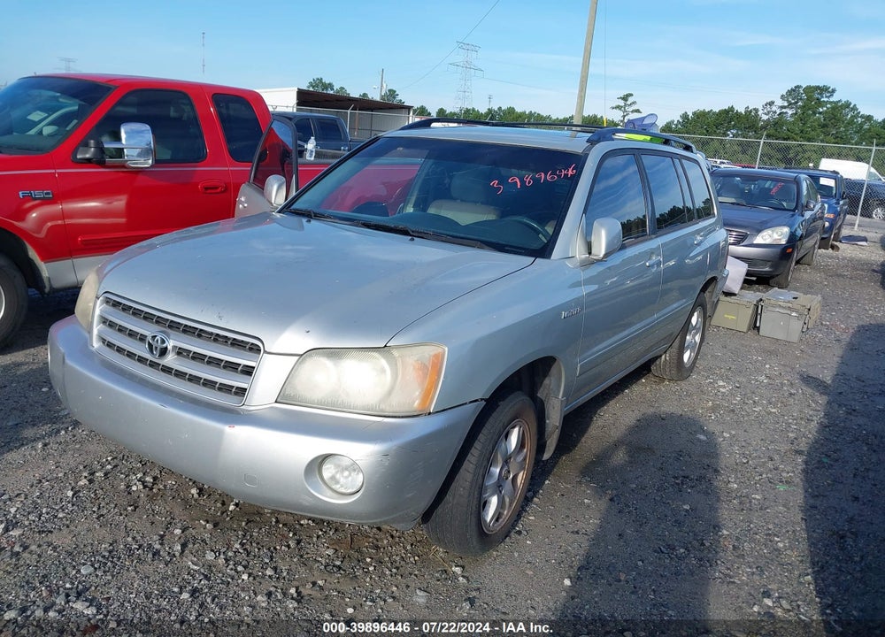 2003 TOYOTA HIGHLANDER LIMITED V6 VIN: JTEGF21A630085913