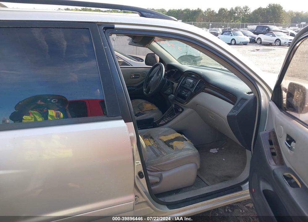 2003 TOYOTA HIGHLANDER LIMITED V6 VIN: JTEGF21A630085913