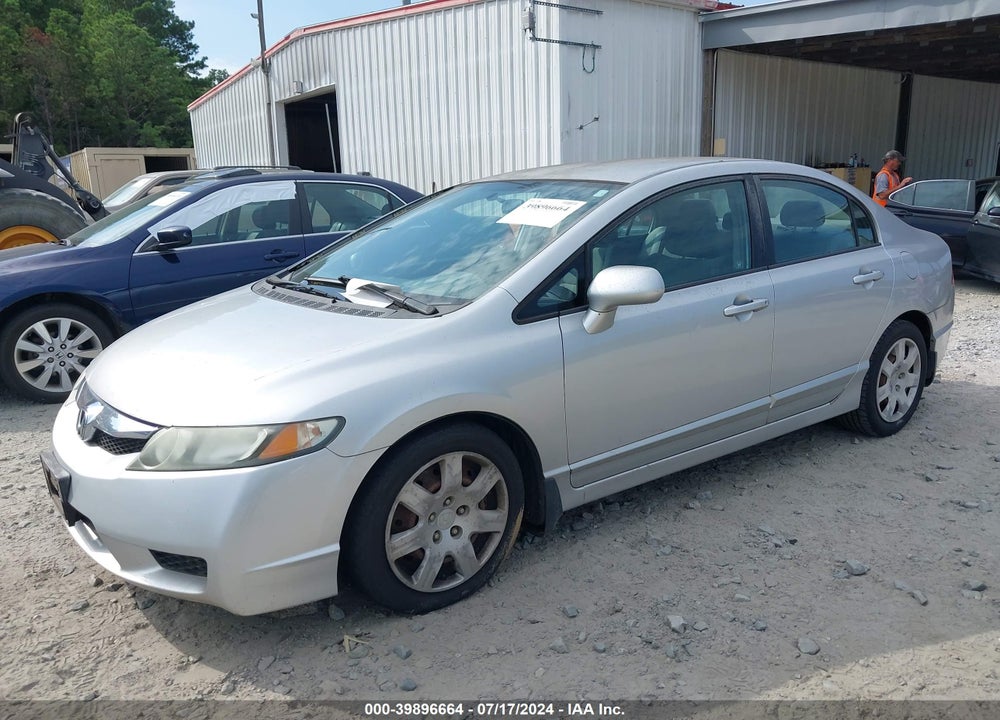 2010 HONDA CIVIC LX VIN: 2HGFA1F58AH326000