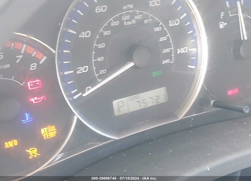 2010 SUBARU FORESTER 2.5X VIN: JF2SH6BCXAH792092