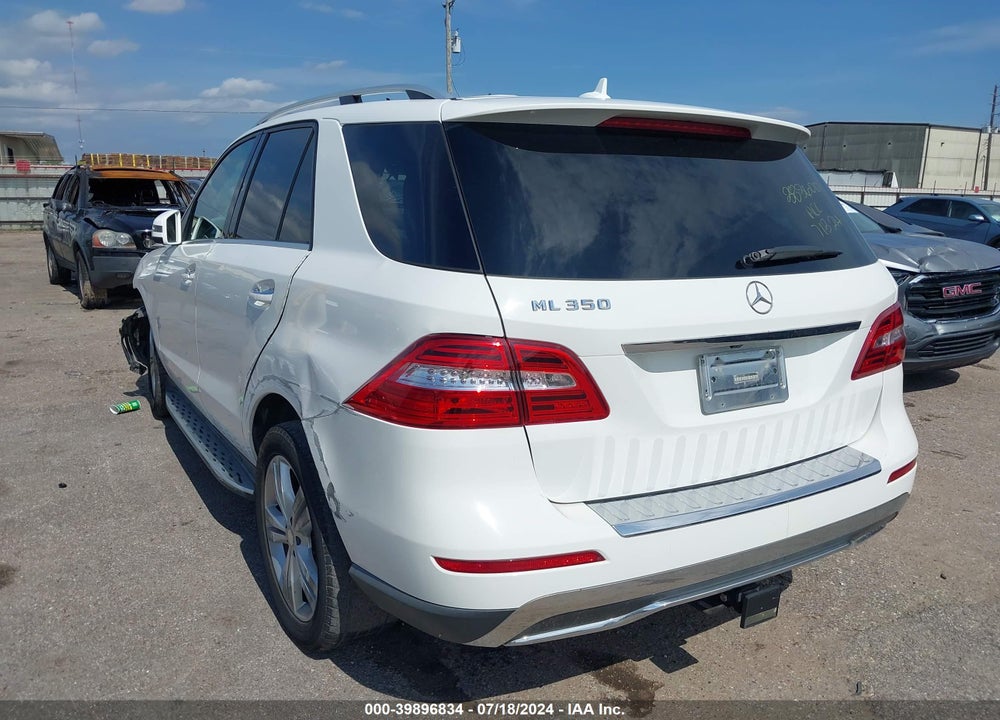 2015 MERCEDES-BENZ ML 350 VIN: 4JGDA5JBXFA487976