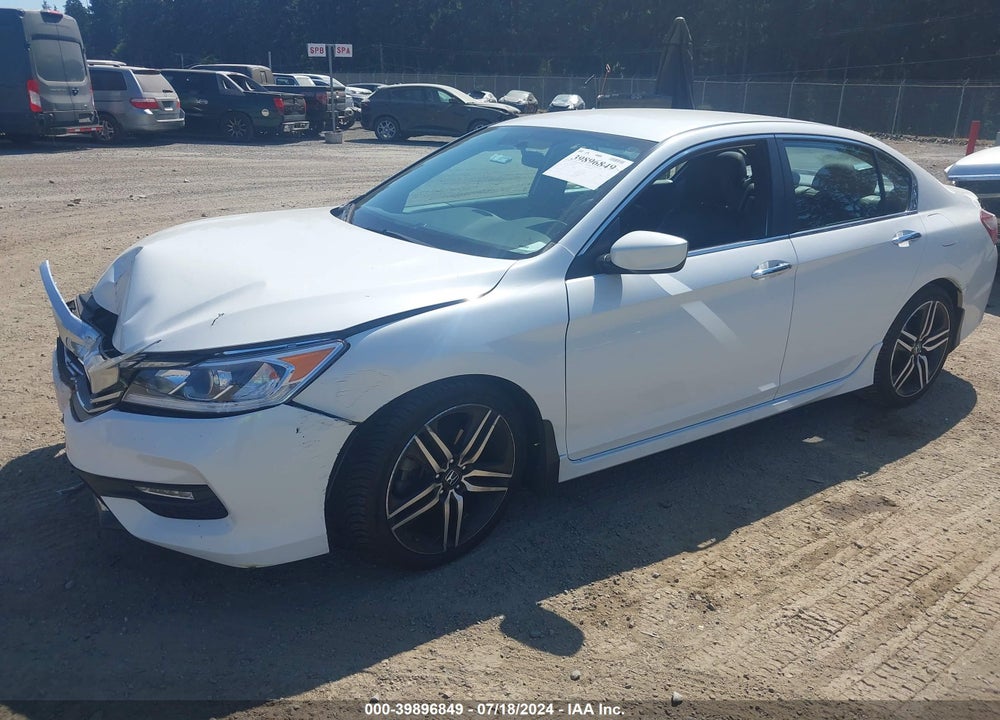 2017 HONDA ACCORD SPORT SE VIN: 1HGCR2F14HA215886