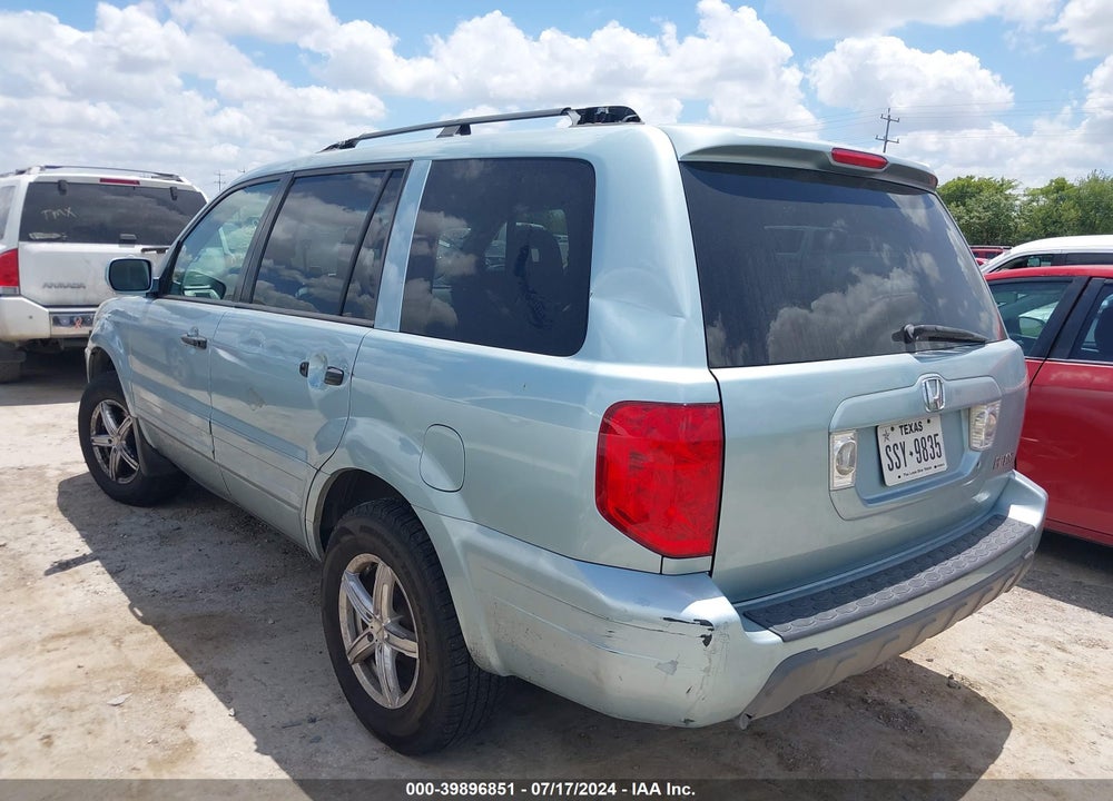 2003 HONDA PILOT EX-L VIN: 2HKYF18523H505777