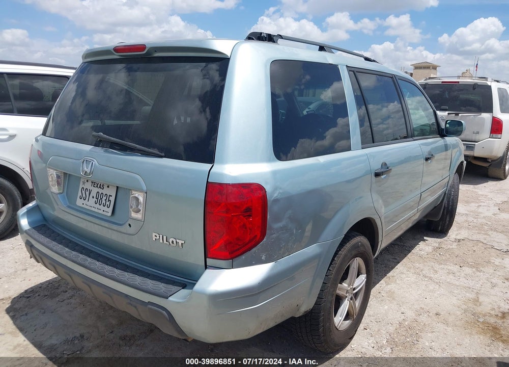 2003 HONDA PILOT EX-L VIN: 2HKYF18523H505777