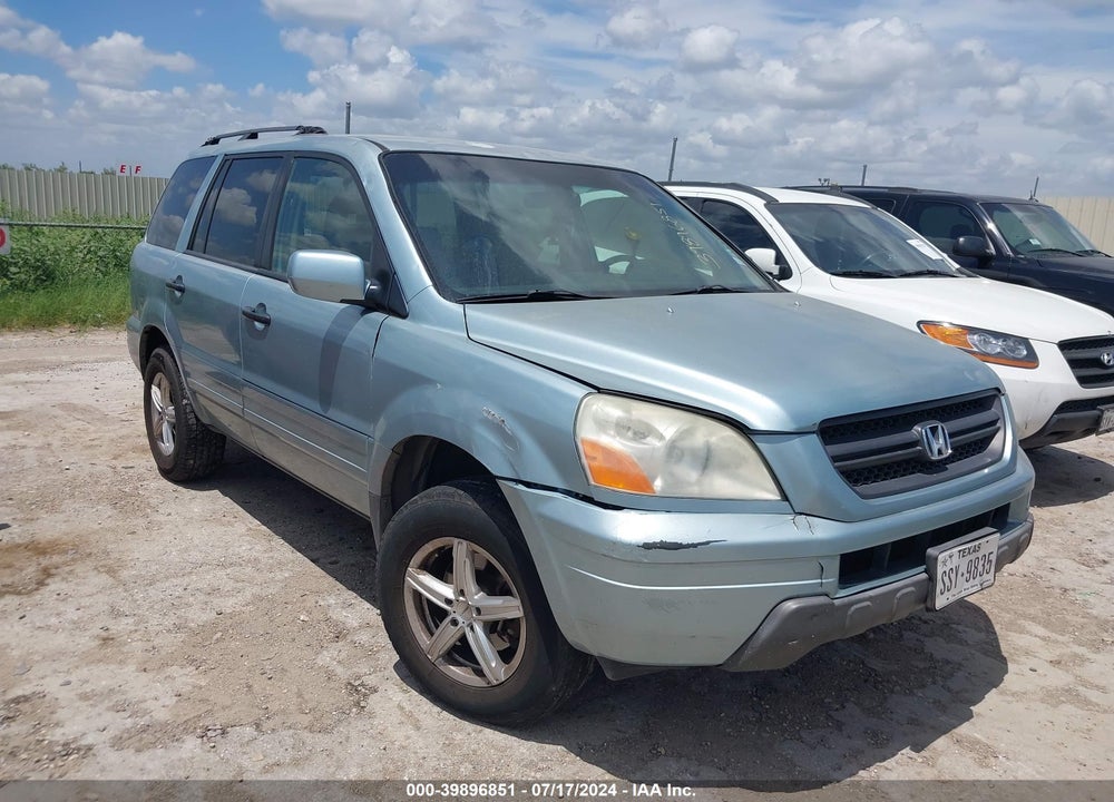 2003 HONDA PILOT EX-L VIN: 2HKYF18523H505777