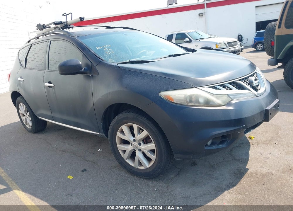 2013 NISSAN MURANO SV VIN: JN8AZ1MW4DW316152