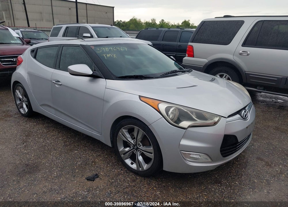 2012 HYUNDAI VELOSTER BASE W/GRAY VIN: KMHTC6AD2CU044079