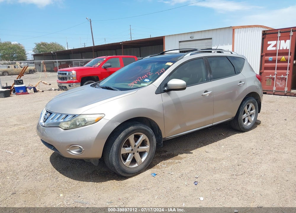 2010 NISSAN MURANO SL VIN: JN8AZ1MU1AW017809