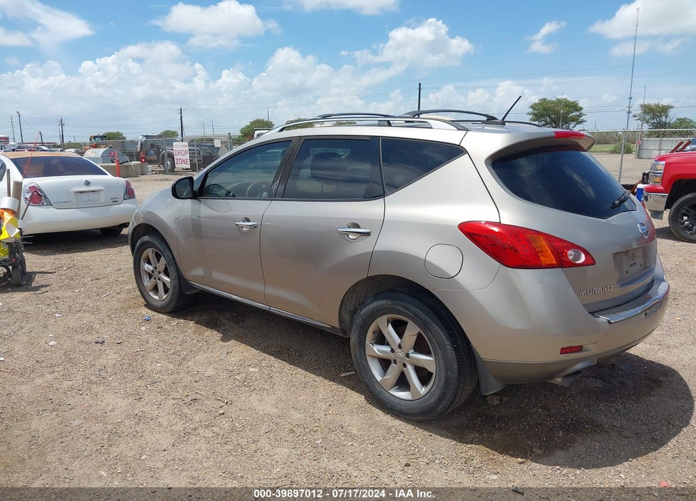 2010 NISSAN MURANO SL VIN: JN8AZ1MU1AW017809