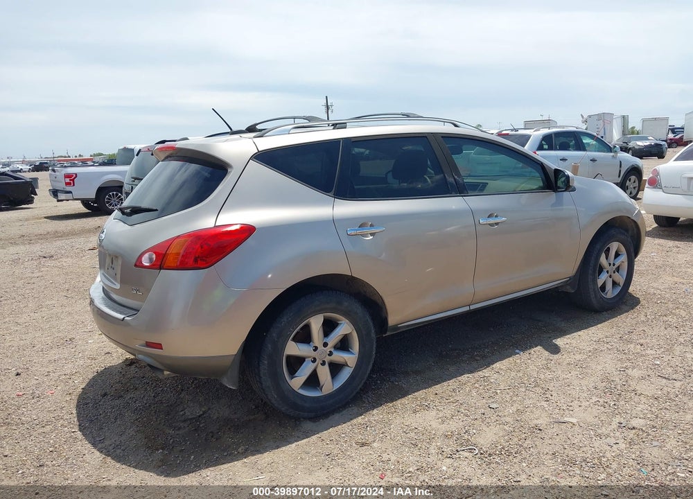 2010 NISSAN MURANO SL VIN: JN8AZ1MU1AW017809