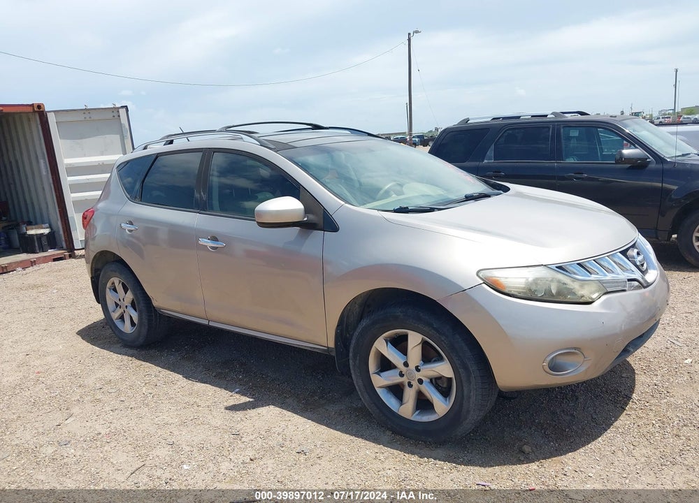 2010 NISSAN MURANO SL VIN: JN8AZ1MU1AW017809