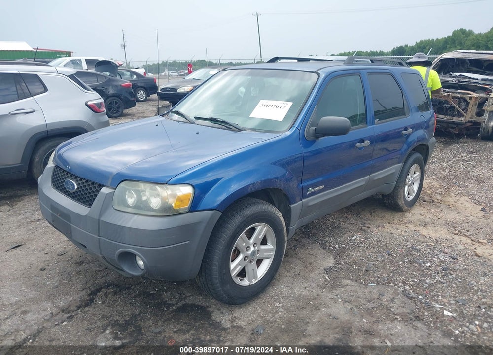 2007 FORD ESCAPE HYBRID VIN: 1FMCU59H57KA61054