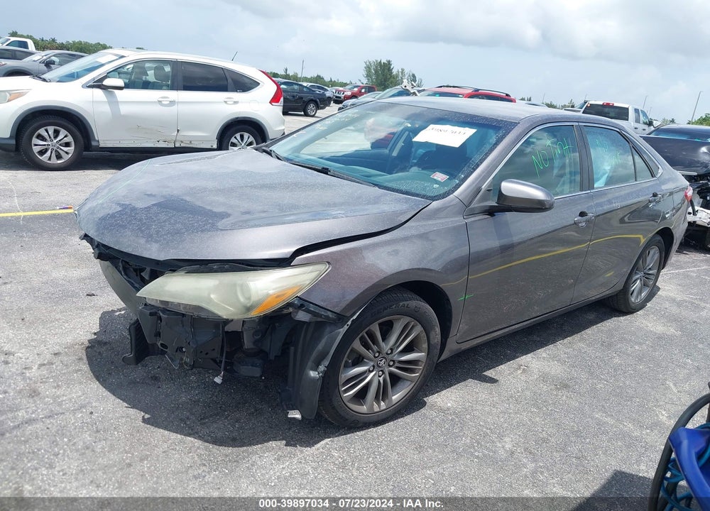 2016 TOYOTA CAMRY SE VIN: 4T1BF1FK8GU601807