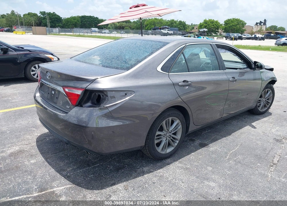 2016 TOYOTA CAMRY SE VIN: 4T1BF1FK8GU601807