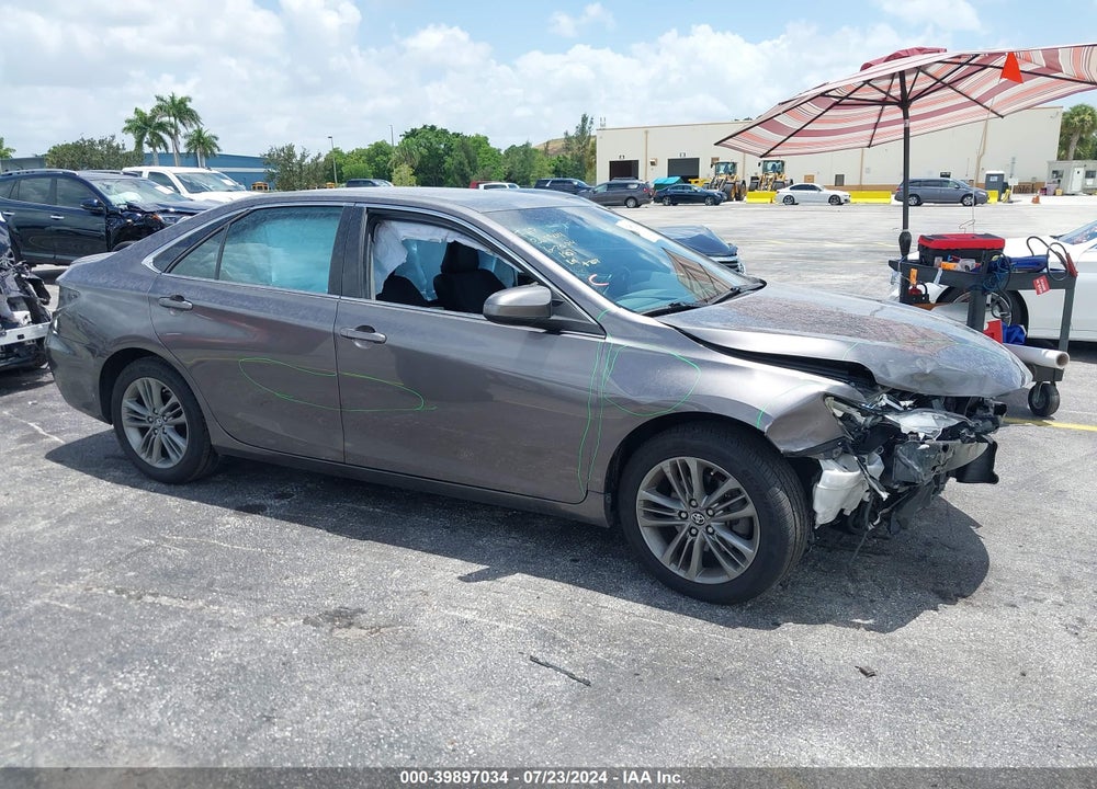 2016 TOYOTA CAMRY SE VIN: 4T1BF1FK8GU601807