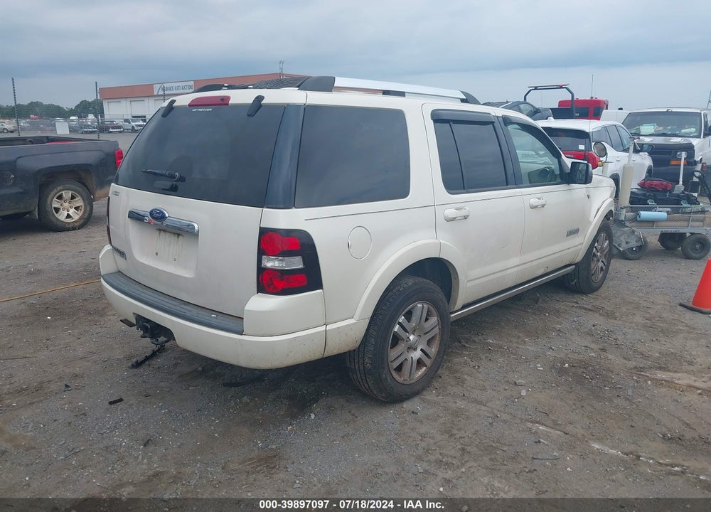 2008 FORD EXPLORER LIMITED VIN: 1FMEU65828UA43833