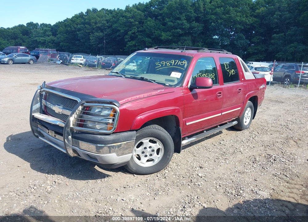 2005 CHEVROLET AVALANCHE 1500 LT VIN: 3GNEK12Z75G225866