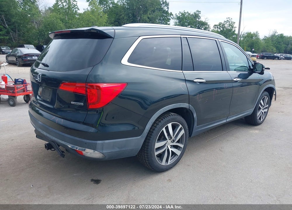 2017 HONDA PILOT TOURING VIN: 5FNYF5H9XHB005897
