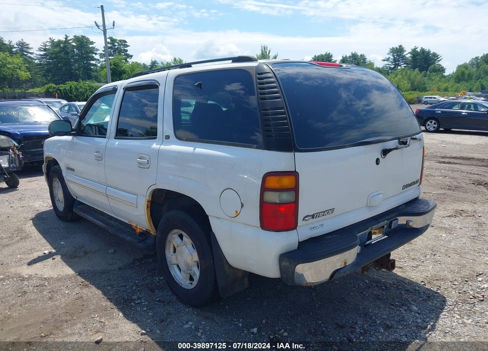 2001 CHEVROLET TAHOE LS/LT VIN: 1GNEK13T81R101500