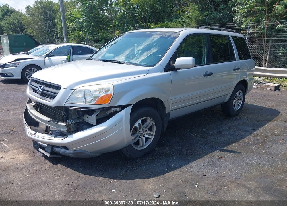 2005 HONDA PILOT EX VIN: 2HKYF18415H505263