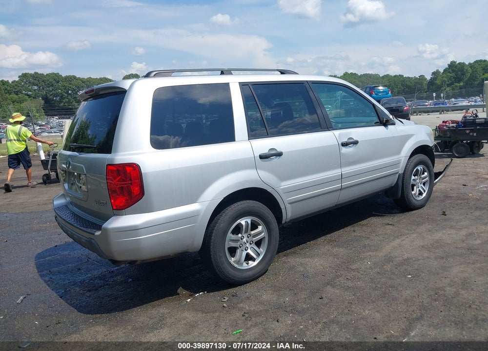 2005 HONDA PILOT EX VIN: 2HKYF18415H505263