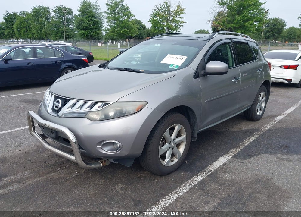 2009 NISSAN MURANO SL VIN: JN8AZ18WX9W211844