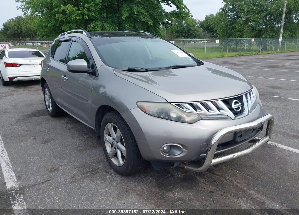2009 NISSAN MURANO SL VIN: JN8AZ18WX9W211844