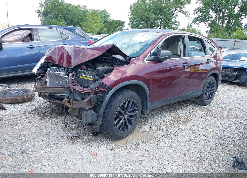 2015 HONDA CR-V LX VIN: 5J6RM4H38FL023187