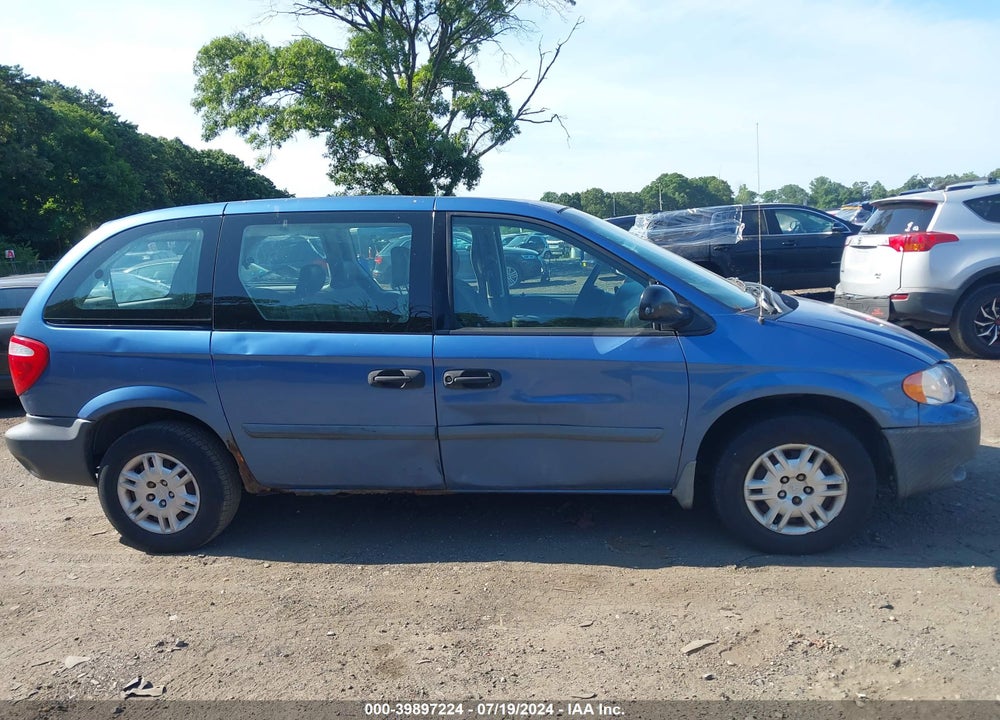 2007 DODGE CARAVAN SE VIN: 1D4GP25B57B150123