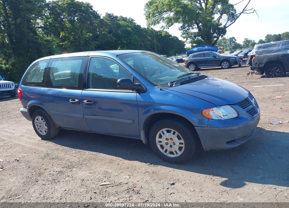 2007 DODGE CARAVAN SE VIN: 1D4GP25B57B150123