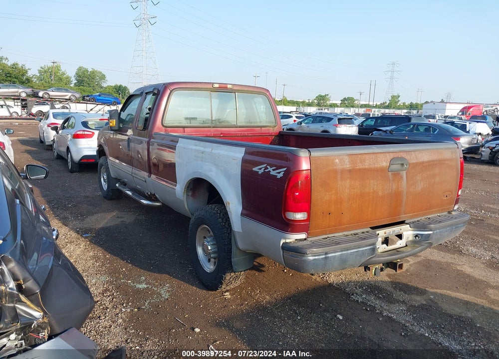 2000 FORD F-250 LARIAT/XL/XLT VIN: 1FTNX21L3YEB17737