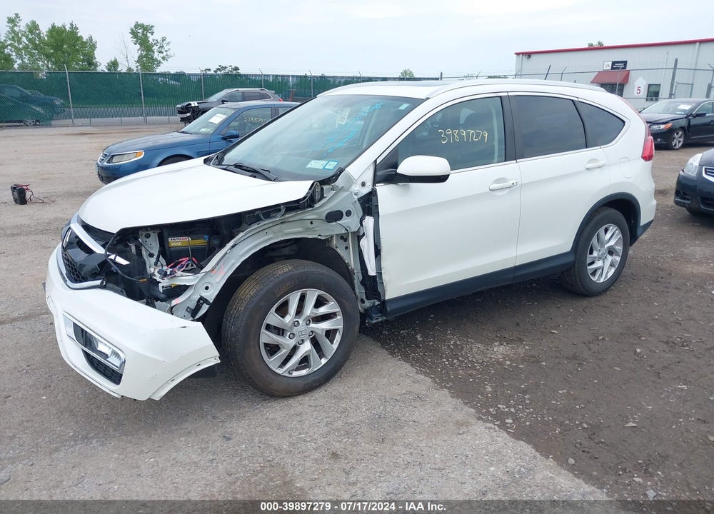 2015 HONDA CR-V EX-L VIN: 5J6RM4H73FL100938