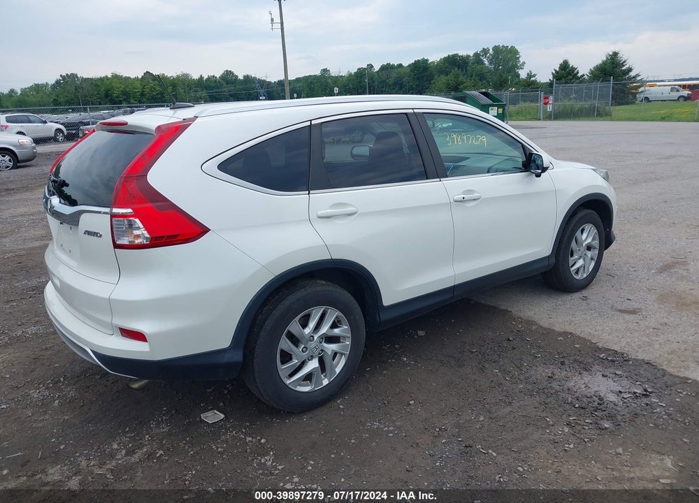 2015 HONDA CR-V EX-L VIN: 5J6RM4H73FL100938