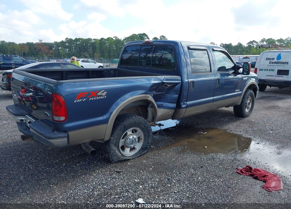 2005 FORD F-250 LARIAT/XL/XLT VIN: 1FTSW21P05EA09757