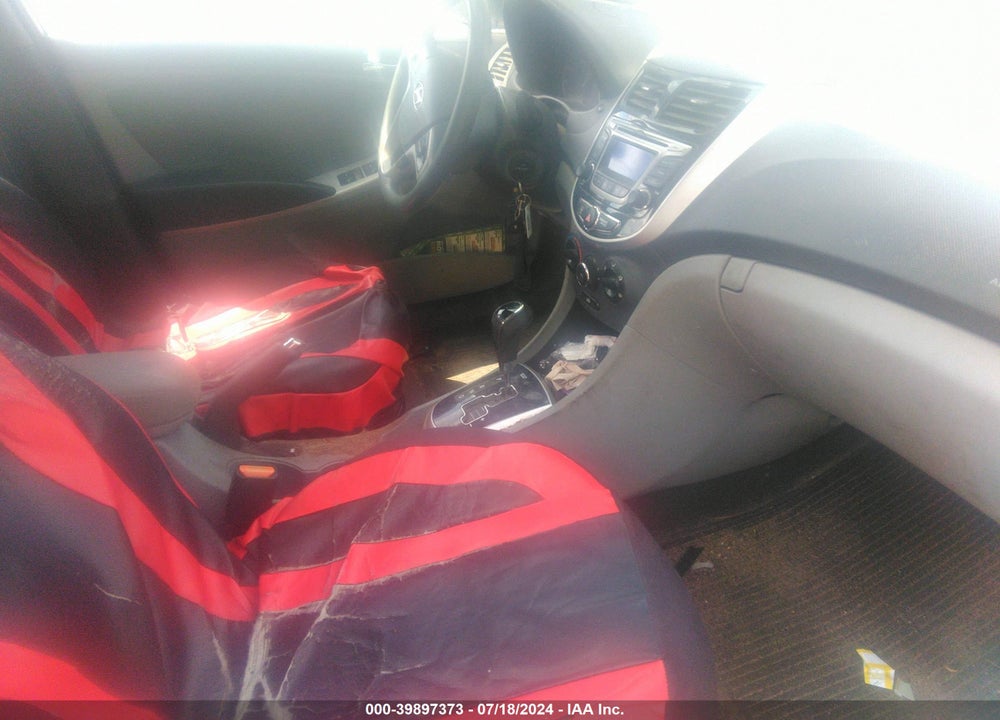 2014 HYUNDAI ACCENT GLS VIN: KMHCU4AEXEU727502