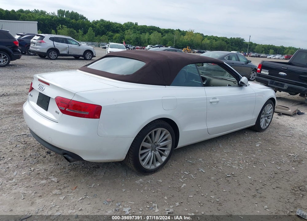 2011 AUDI A5 2.0T PREMIUM VIN: WAUJFAFH8BN019873
