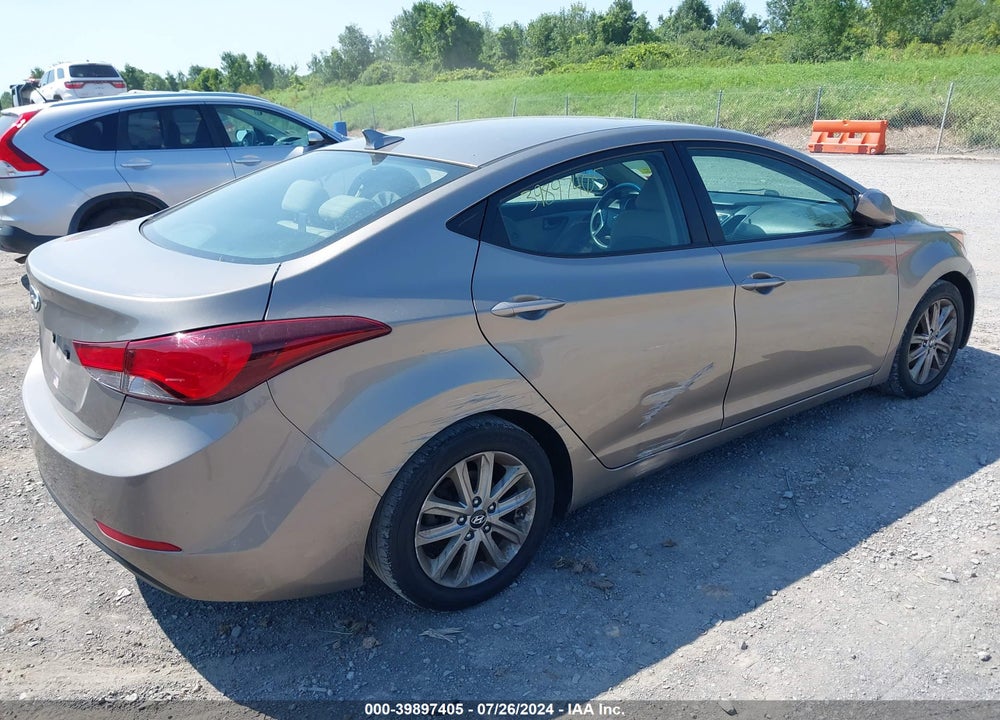 2015 HYUNDAI ELANTRA SE VIN: 5NPDH4AE4FH604030