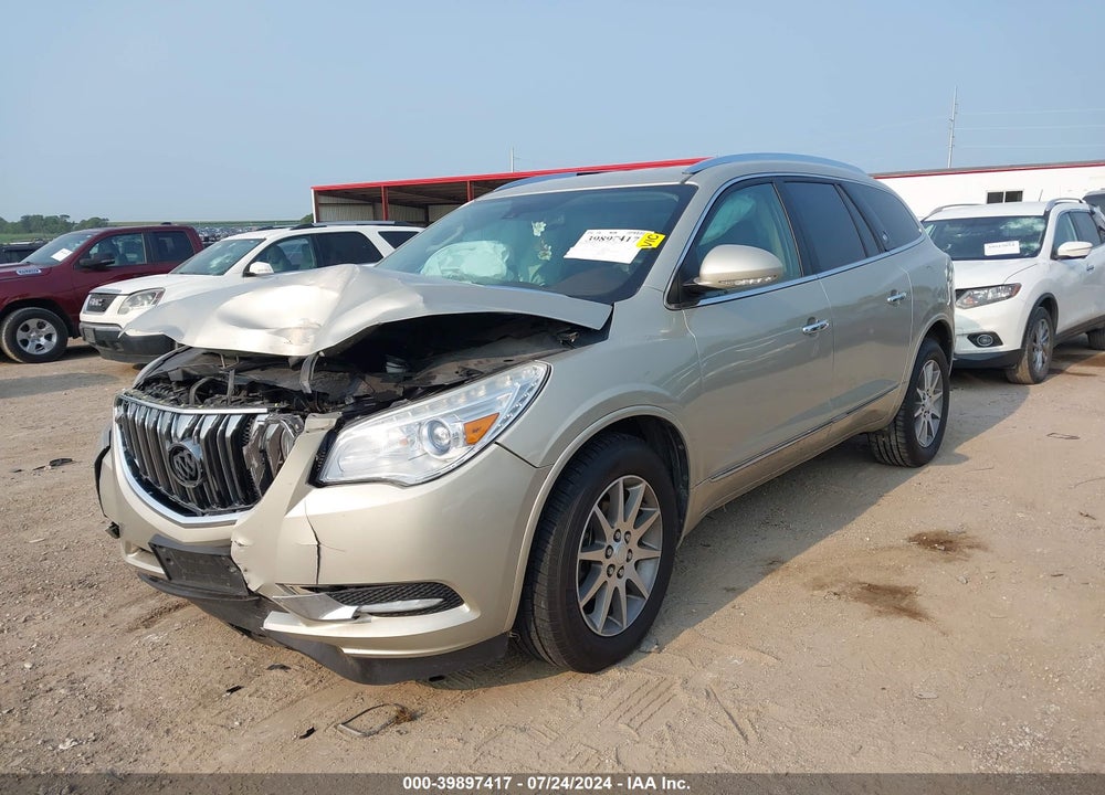 2014 BUICK ENCLAVE LEATHER VIN: 5GAKRBKD3EJ327814