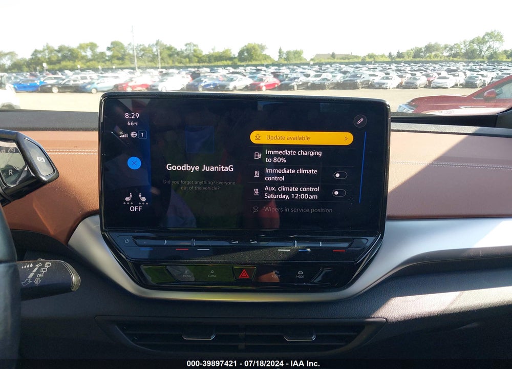 2021 VOLKSWAGEN ID.4 AWD PRO S VIN: WVGGNPE22MP064309