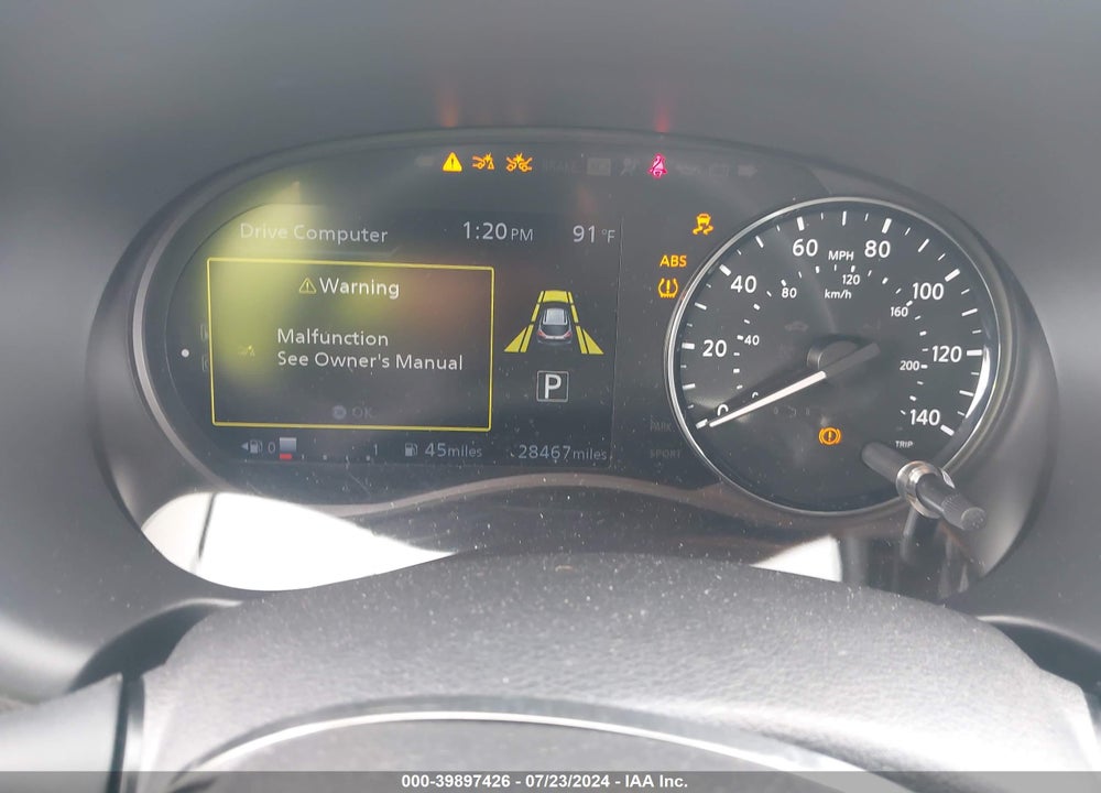 2023 NISSAN KICKS SV XTRONIC CVT VIN: 3N1CP5CVXPL564283