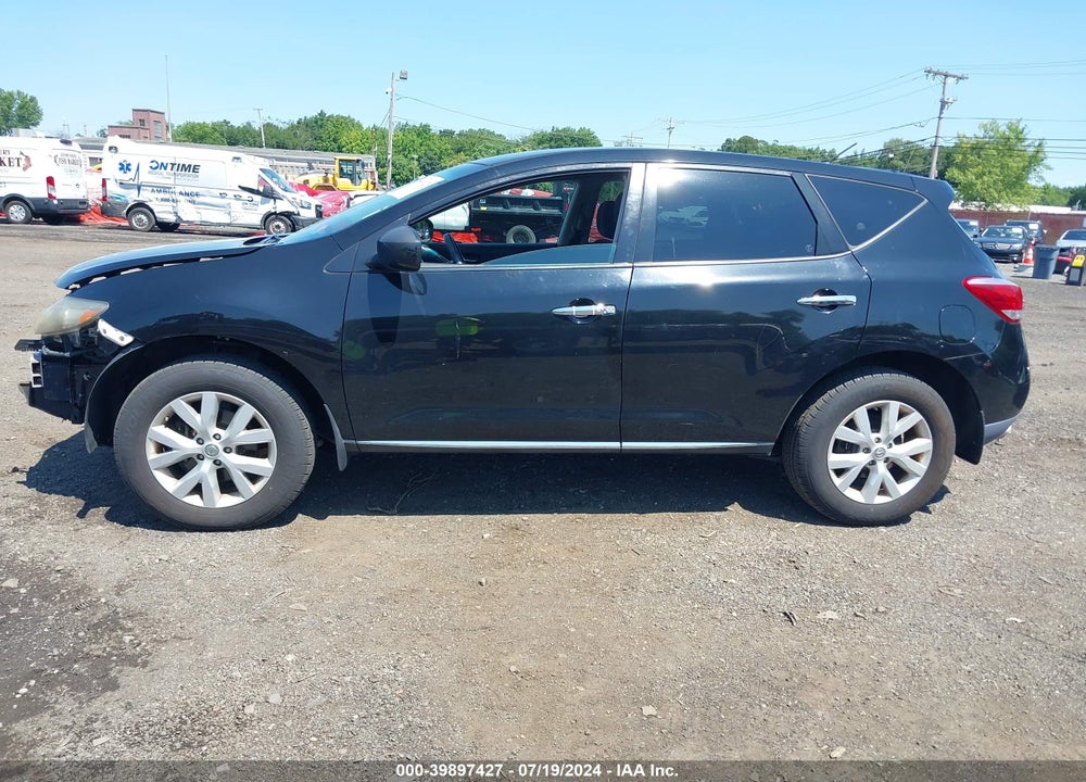 2011 NISSAN MURANO VIN: JN8AZ1MW2BW161257